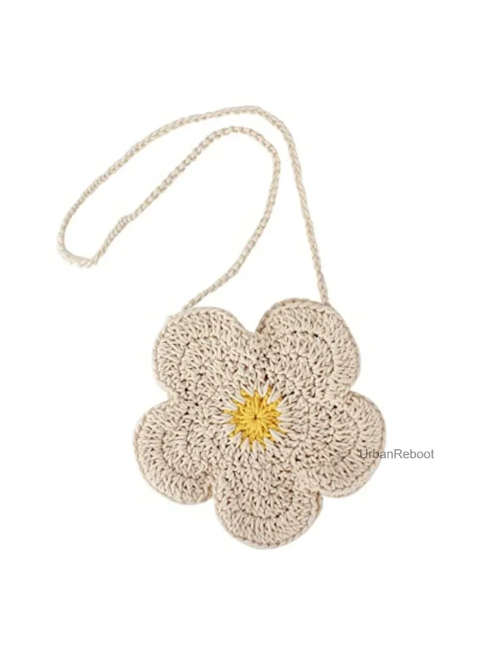 Girls Crossbody Shoulder Bag Knitted Cotton Strawberry Purse Fashion Handbag